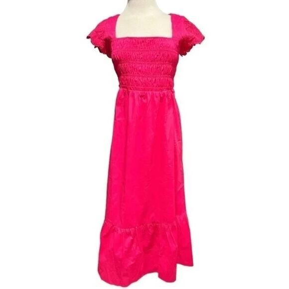 Jason Wu fuchsia Maxi Dress Size L NWT - Picture 2 of 11